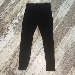 Women’s XS High-Waist Black Stretch Leggings